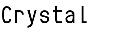 TTF: Crystal Schriftart