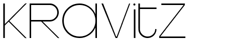TTF: Kravitz Schriftart