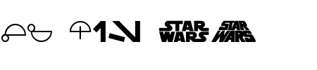 TTF: SF Distant Galaxy Symbols Schriftart