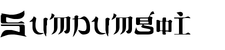 Schriftart Sumdumgoi: Mehr Infos & Vorschau Generator TTF: Sumdumgoi Schriftart