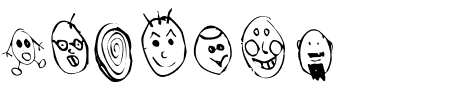 Schriftart Crud Heads: Mehr Infos & Zeichen Übersicht TTF: Crud Heads Schriftart
