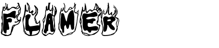 TTF: Flamer Schriftart