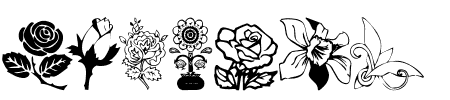 TTF: Floral Design Schriftart