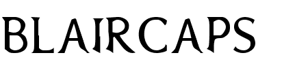 TTF: BlairCaps Schriftart