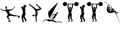 TTF: Athletes Schriftart