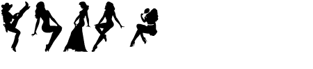 TTF: Darrian's Sexy Silhouette Schriftart