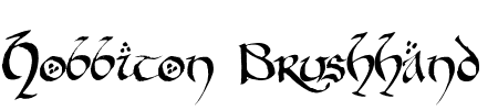 TTF: Hobbiton Brushhand Schriftart