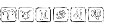 TTF: KR Astro Schriftart