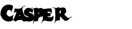 Schriftart Casper: Mehr Infos & Vorschau Generator TTF: Casper Schriftart