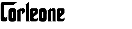 TTF: Corleone Schriftart