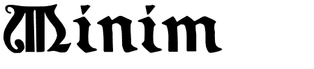 TTF: Minim Font