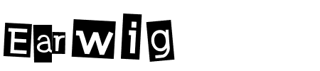 TTF: Earwig Schriftart