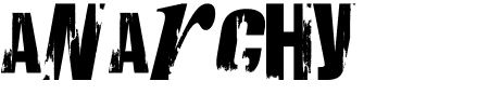 TTF: Anarchy Schriftart