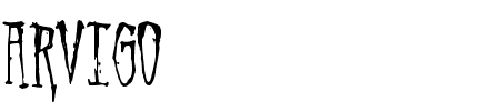 TTF: Arvigo Schriftart