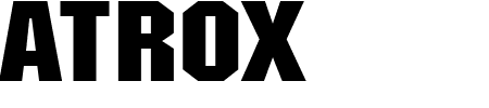 Font Atrox: Mehr Infos & Zeichen Übersicht TTF: Atrox Font