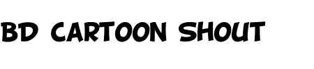 TTF: BD Cartoon Shout Schriftart