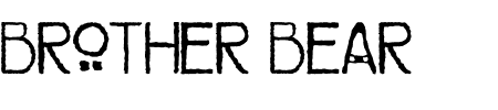 TTF: Brother Bear Schriftart
