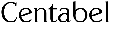 TTF: Centabel Schriftart