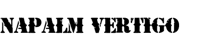 TTF: Napalm Vertigo Schriftart