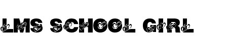 TTF: LMS School Girl Schriftart