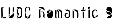 TTF: LVDC Romantic 9 Schriftart