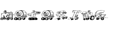 TTF: Motoring Schriftart