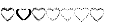 TTF: 4 Yeo Hearts Schriftart