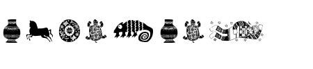 Schrift Africain: Mehr Infos & Zeichen Übersicht TTF: Africain Schrift