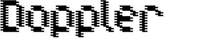 TTF: Doppler Schrift
