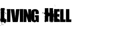 TTF: Living Hell Schriftart