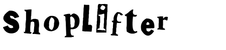 TTF: Shoplifter Font