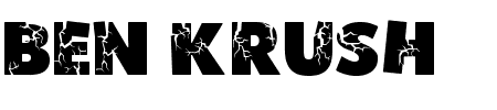 Schriftart Ben Krush: Mehr Infos & Vorschau Generator TTF: Ben Krush Schriftart