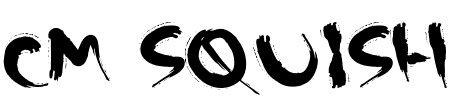 TTF: CM Squish Schriftart