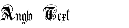 Schriftart Anglo Text: Mehr Infos & Zeichen Übersicht TTF: Anglo Text Schriftart
