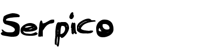 TTF: Serpico Schriftart
