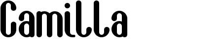 TTF: Camilla Schriftart