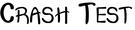 TTF: Crash Test Schriftart