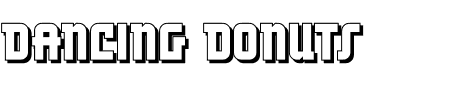 TTF: Dancing Donuts Font