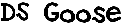 TTF: DS Goose Schriftart