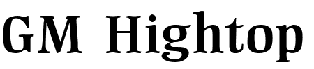 TTF: GM Hightop Font