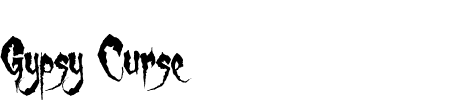 TTF: Gypsy Curse Schriftart
