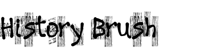 TTF: History Brush Schriftart