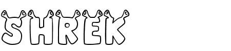 TTF: JLR Star Shrek Schriftart
