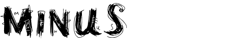 Schriftart Minus: Mehr Infos & Vorschau Generator TTF: Minus Schriftart