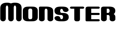 TTF: Monster Schriftart