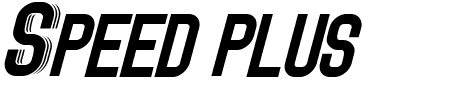 TTF: Speed plus Schrift