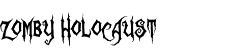 TTF: Zomby Holocaust Schriftart