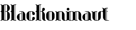 Blackoninaut Redux BRK Schriftart
