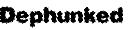 Schriftart Dephunked BRK: Mehr Infos & Vorschau Generator TTF: Dephunked BRK Schriftart