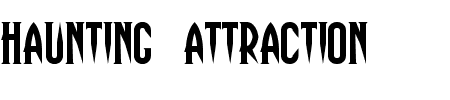 TTF: Haunting Attraction Schriftart